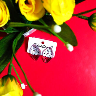 Kadhani’s Polka Prism Studs - A glassy transparent stud collection