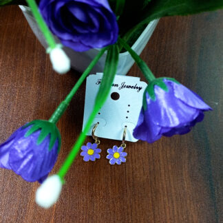 Kadhani's Lavender Bloom Hoops - The charming hoops collection