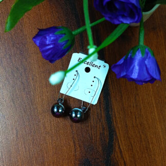 Kadhani's Glossy Sphere Drop Earrings - A stylish drops collection