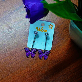 Kadhani's Whimsical Flutter Butterfly Earrings - An adorable danglers collection